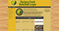 Desktop Screenshot of mariposayouthbball.com